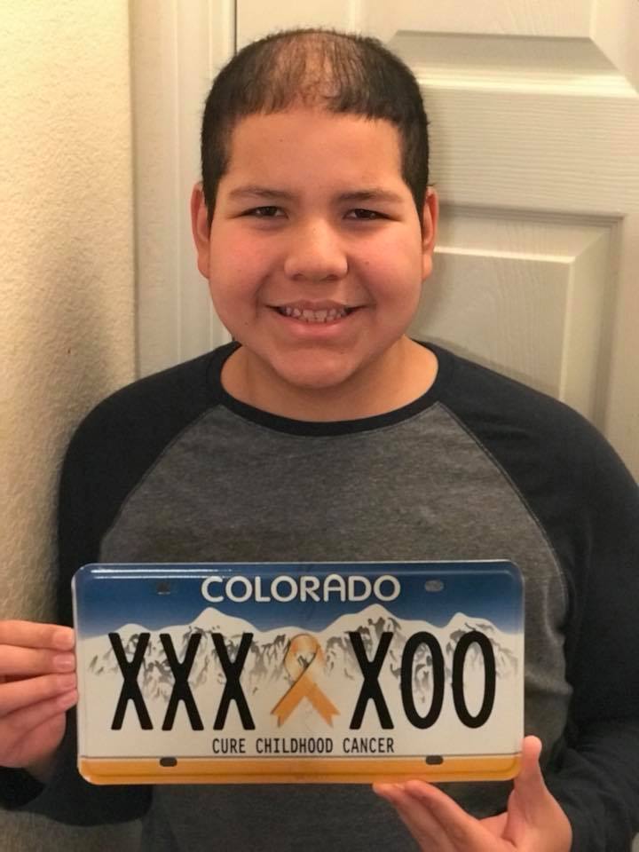 Childhood Cancer Awareness License Plate | Morgan Adams Foundation